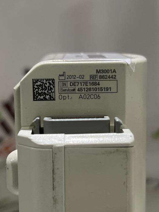 Philips M3001A-A02C06 OxiMax SpO2, NIBP, ECG, Temp, IBP MMS Module