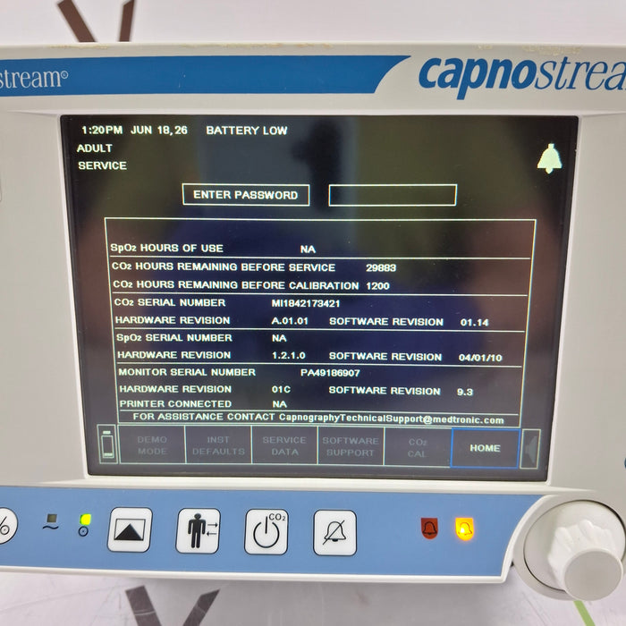 Oridion Capnostream 20P Capnography Monitor