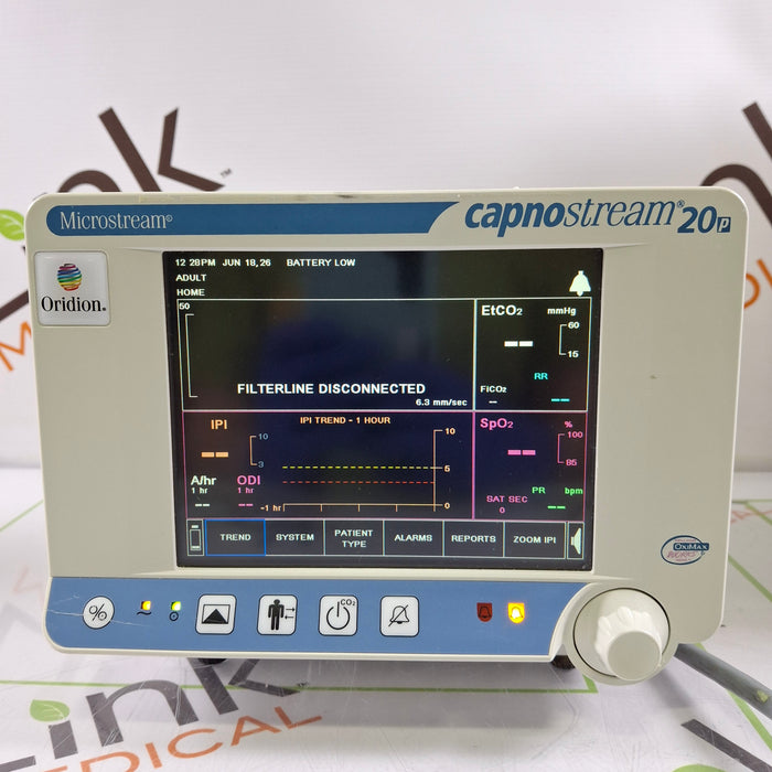 Oridion Capnostream 20P Capnography Monitor
