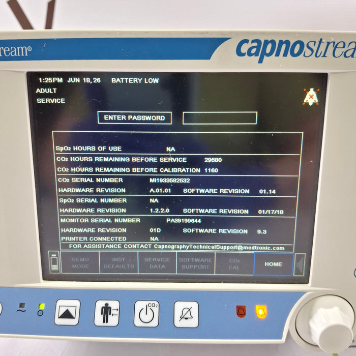 Oridion Capnostream 20P Capnography Monitor
