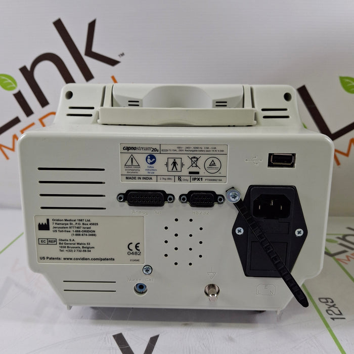 Oridion Capnostream 20P Capnography Monitor