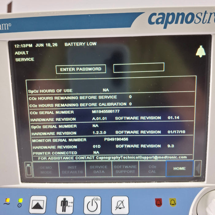 Oridion Capnostream 20P Capnography Monitor