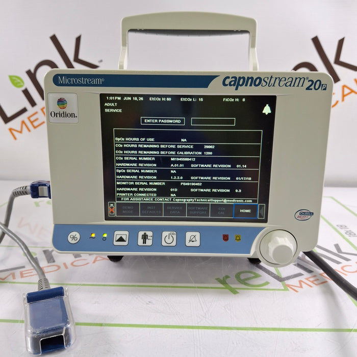 Oridion Capnostream 20P Capnography Monitor