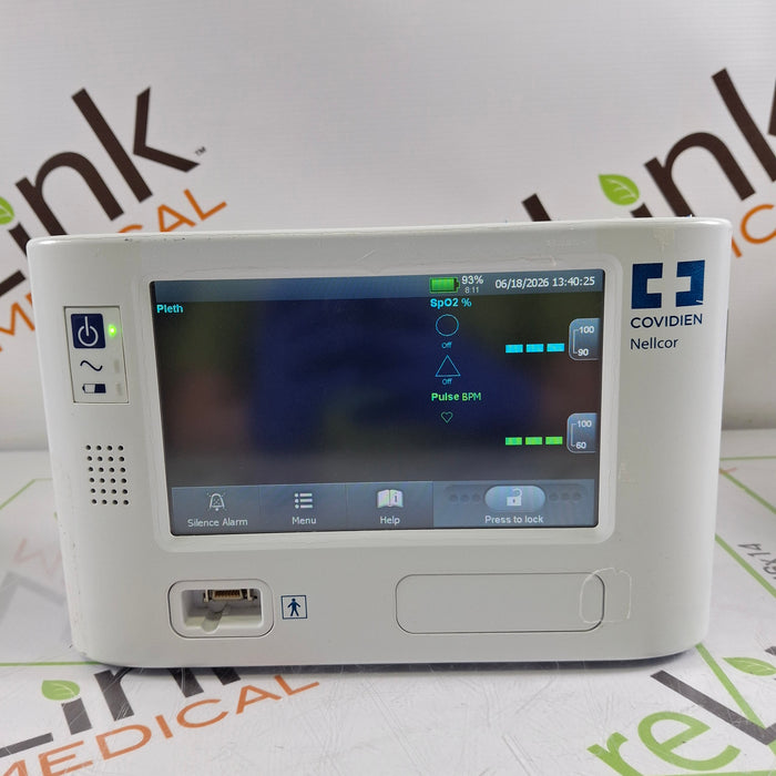 Covidien PM1000N Nellcor Bedside SPO2 Monitor