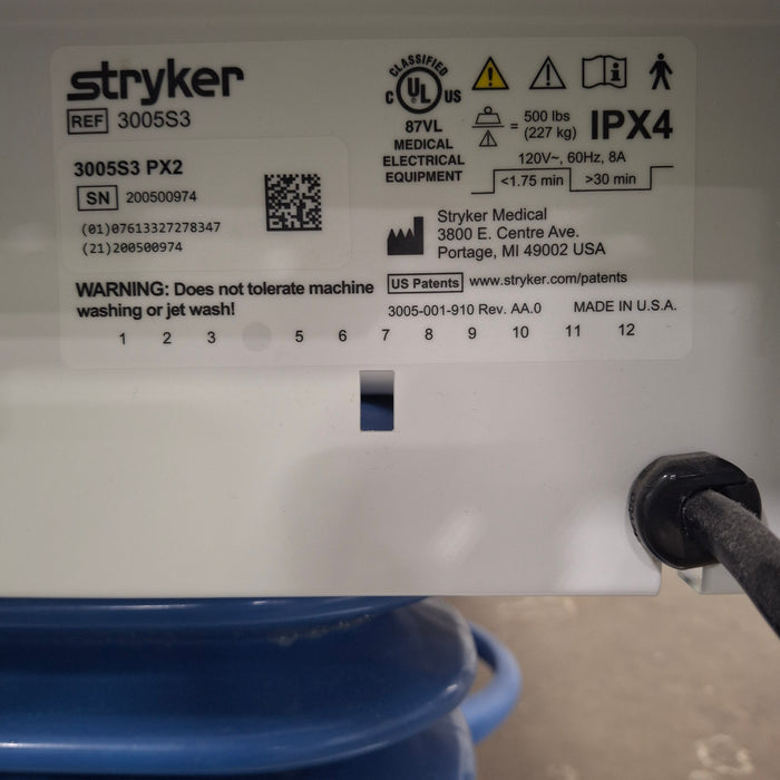 Stryker Secure III 3005 Hospital Bed