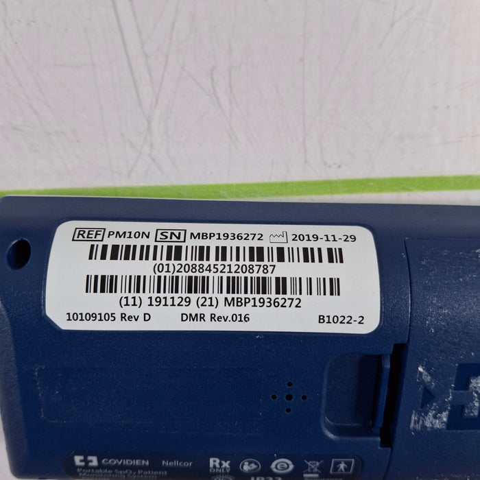 Covidien PM10N Nellcor Portable SpO2 Patient Monitoring System