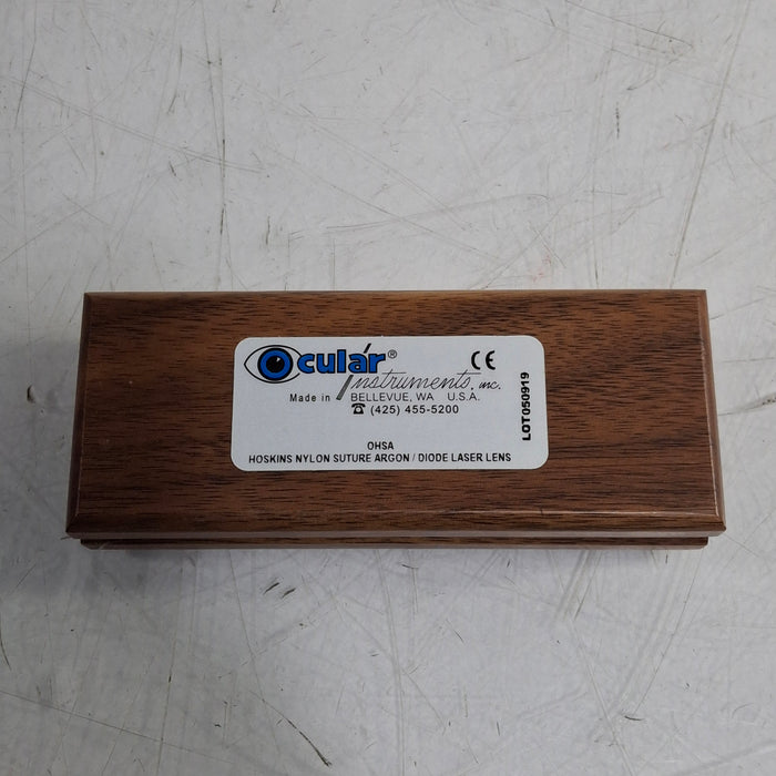 Ocular Instruments Inc Hoskins Nylon Suture Laser Lens