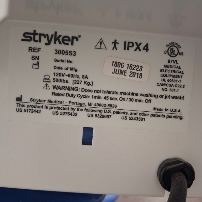 Stryker Secure III 3005 Hospital Bed