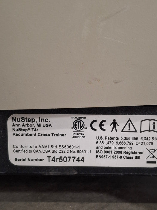 NuStep, Inc. T4 Recumbent Cross Trainer