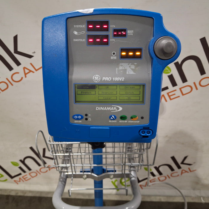 GE Healthcare Dinamap Pro 100V2 Patient Monitor