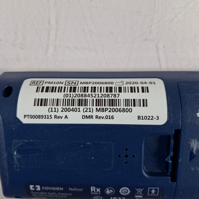 Covidien PM10N Nellcor Portable SpO2 Patient Monitoring System