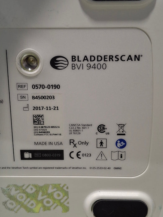 Verathon Medical, Inc BVI 9400 Bladderscan