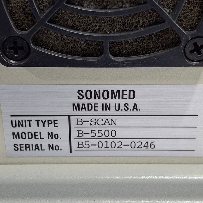 Sonomed Escalon B-Scan 5500 Ophthalmic Ultrasound