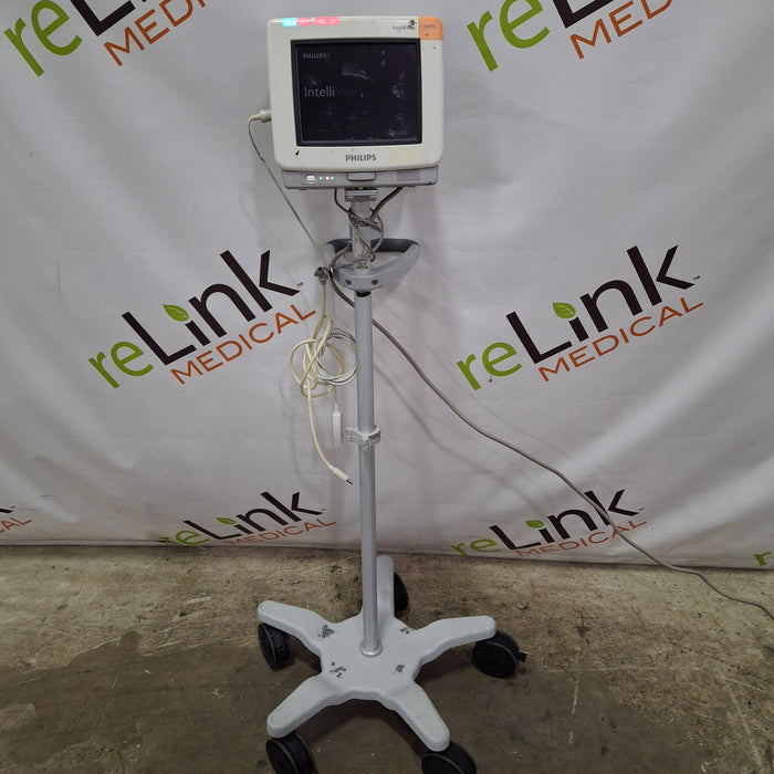Philips Intellivue MP5 - ECG, Fast SpO2, NIBP, Press, Temp Patient Monitor