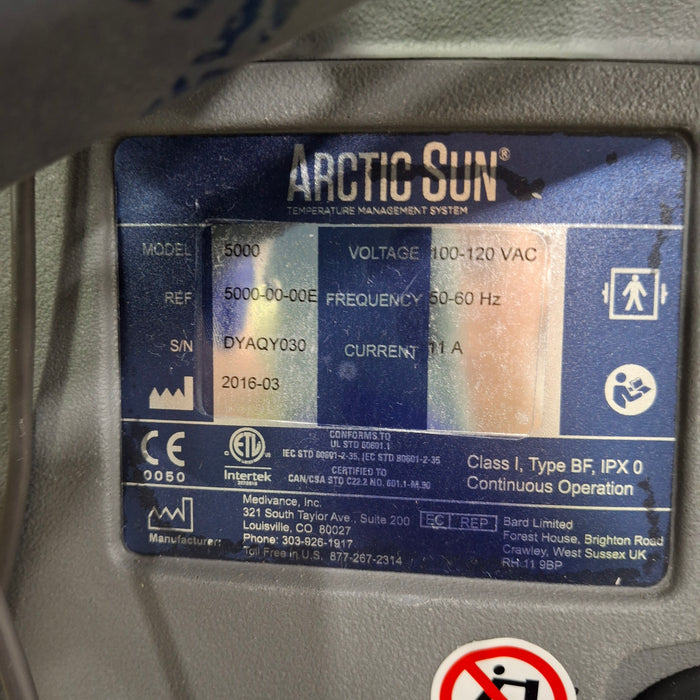 Medivance Arctic Sun 5000 Temperature Management System