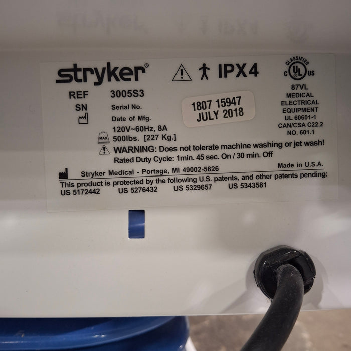 Stryker Secure III 3005 Hospital Bed