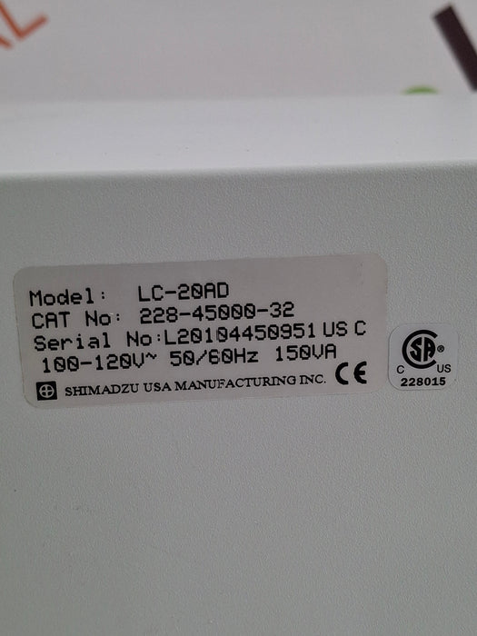 Shimadzu LC-20AD Prominence Liquid Chromograph