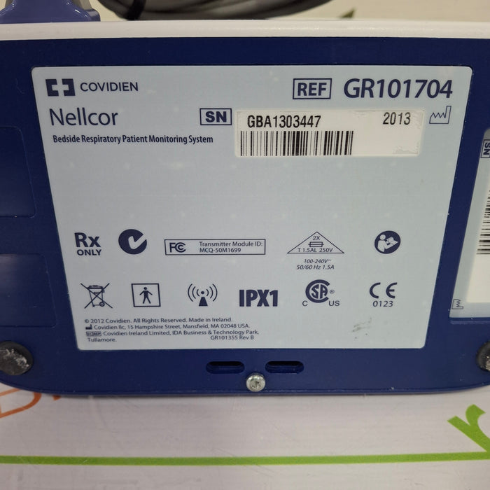 Covidien GR101704 Bedside Respiratory Patient Monitoring System