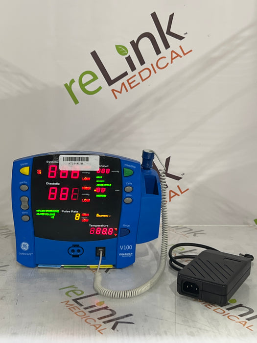 GE Healthcare Dinamap V100 - NIBP, Temp Vital Signs Monitor