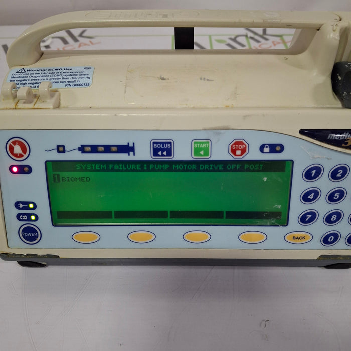 Smiths Medical Medfusion 3500 Version 5 Syringe Infusion Pump