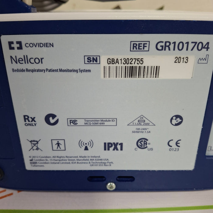 Covidien GR101704 Bedside Respiratory Patient Monitoring System