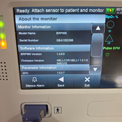 Covidien Covidien GR101704 Bedside Respiratory Patient Monitoring System Patient Monitors reLink Online