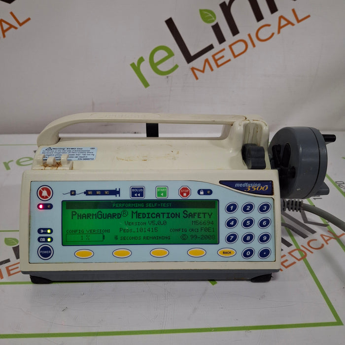 Smiths Medical Medfusion 3500 Version 5 Syringe Infusion Pump