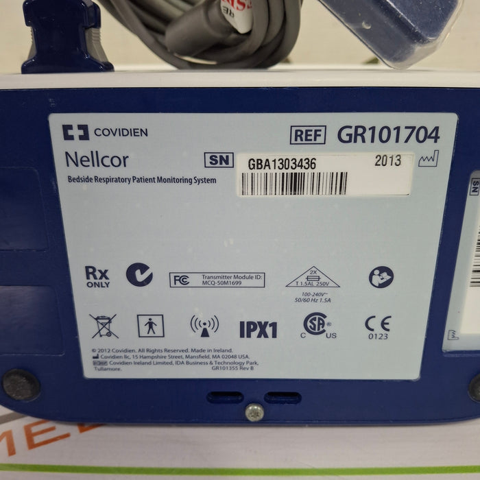 Covidien GR101704 Bedside Respiratory Patient Monitoring System