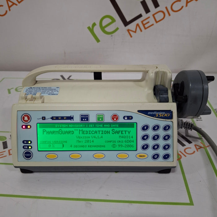 Smiths Medical Medfusion 3500 Version 4 Syringe Infusion Pump