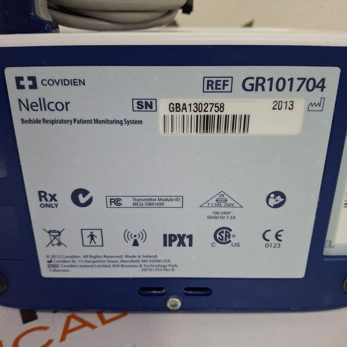 Covidien GR101704 Bedside Respiratory Patient Monitoring System