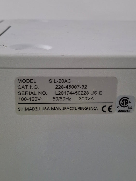 Shimadzu SIL-20AC Prominence Autosampler