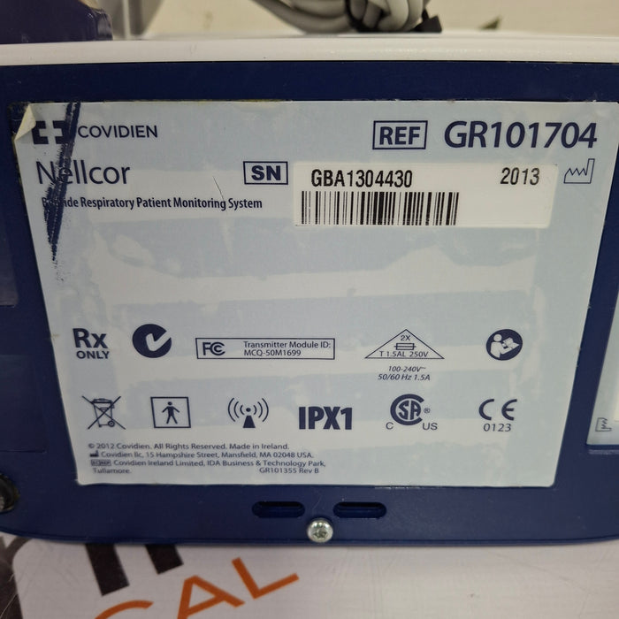 Covidien GR101704 Bedside Respiratory Patient Monitoring System