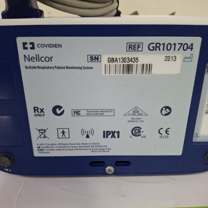 Covidien GR101704 Bedside Respiratory Patient Monitoring System
