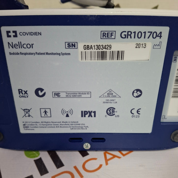 Covidien GR101704 Bedside Respiratory Patient Monitoring System