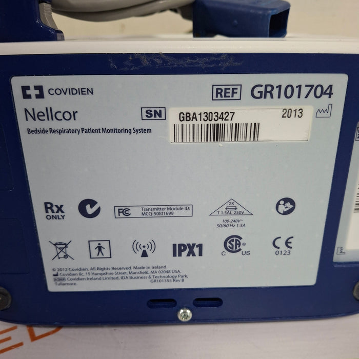 Covidien GR101704 Bedside Respiratory Patient Monitoring System