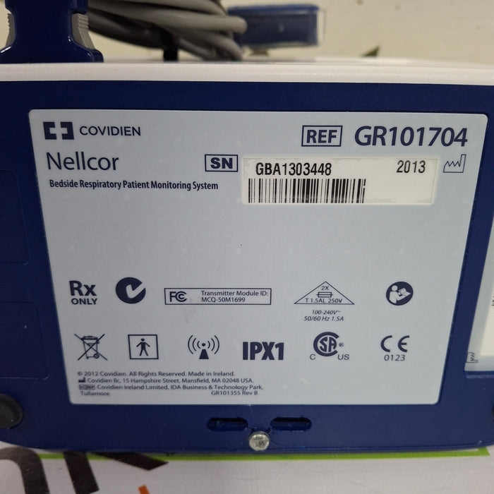 Covidien GR101704 Bedside Respiratory Patient Monitoring System