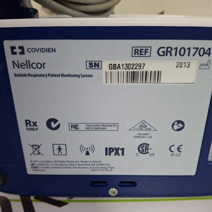 Covidien GR101704 Bedside Respiratory Patient Monitoring System