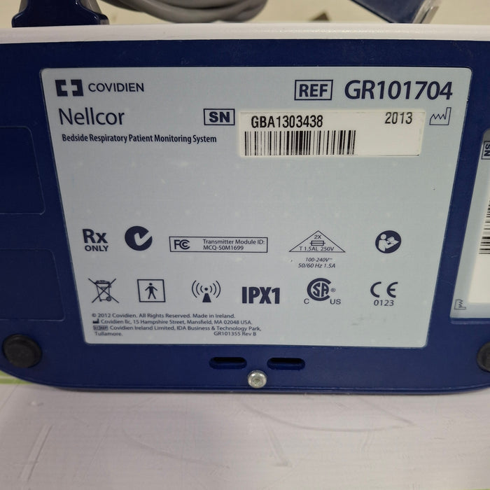 Covidien GR101704 Bedside Respiratory Patient Monitoring System