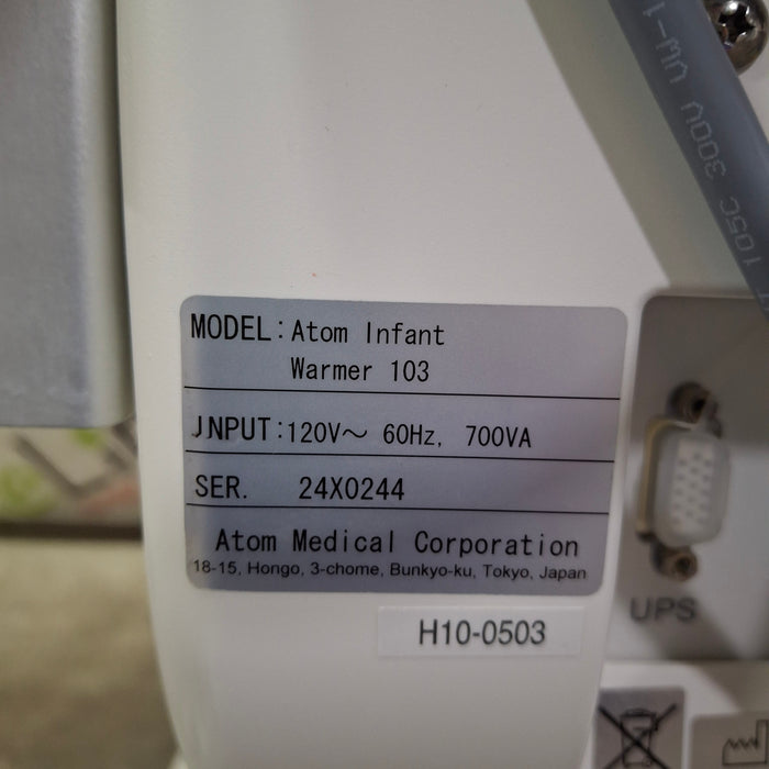 Atom Medical USA 103 Infant Warmer