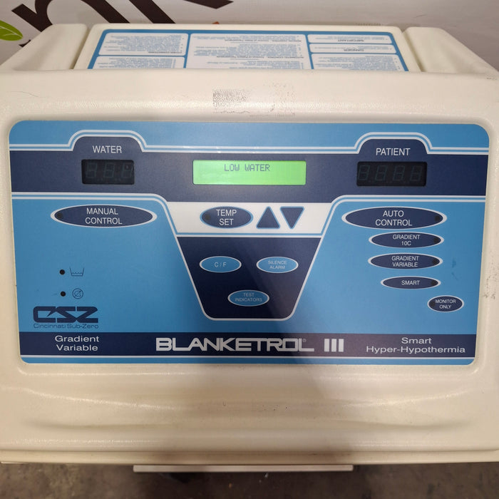 Cincinnati Sub-Zero CSZ Blanketrol II Hyper/Hyporthermia Unit