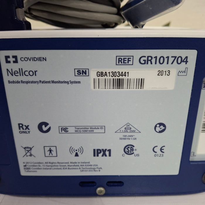 Covidien GR101704 Bedside Respiratory Patient Monitoring System