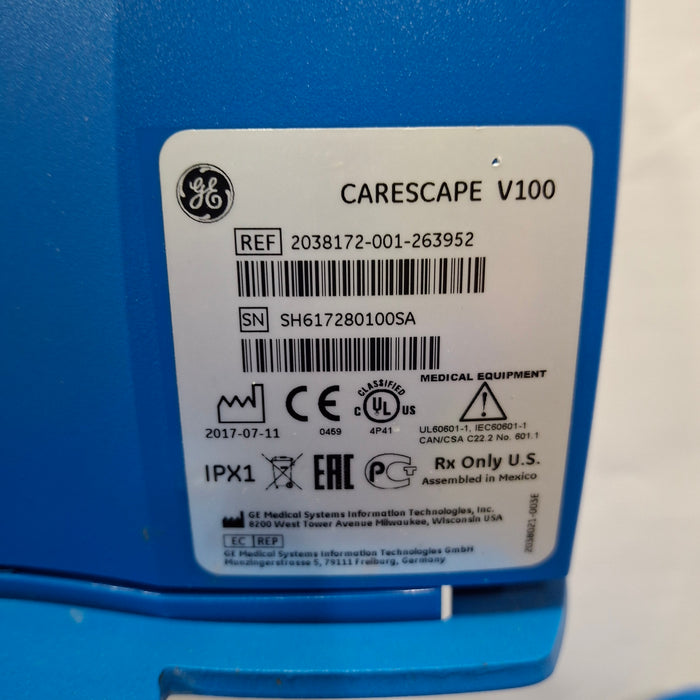 GE Healthcare CareScape Dinamap V100 Roll Stand