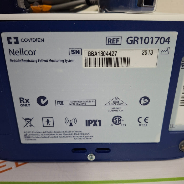 Covidien GR101704 Bedside Respiratory Patient Monitoring System