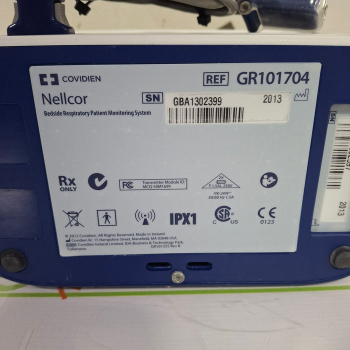 Covidien GR101704 Bedside Respiratory Patient Monitoring System