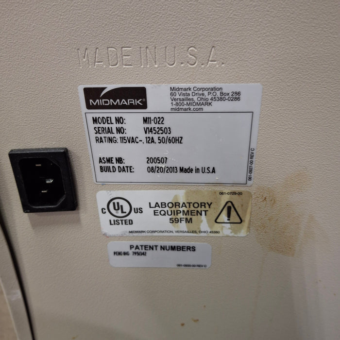 Midmark M11-022 UltraClave Autoclave Sterilizer