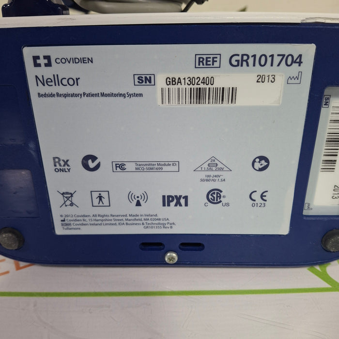 Covidien GR101704 Bedside Respiratory Patient Monitoring System