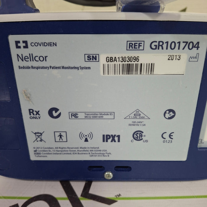 Covidien GR101704 Bedside Respiratory Patient Monitoring System