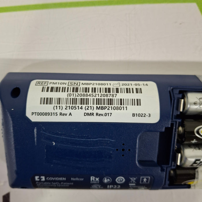 Covidien PM10N Nellcor Portable SpO2 Patient Monitoring System