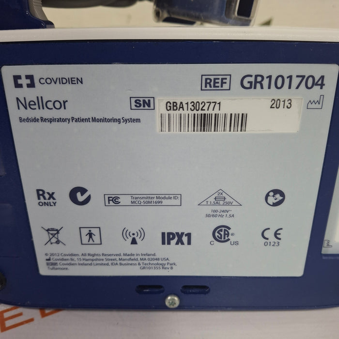 Covidien GR101704 Bedside Respiratory Patient Monitoring System