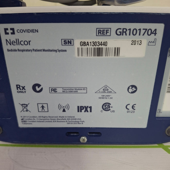 Covidien GR101704 Bedside Respiratory Patient Monitoring System